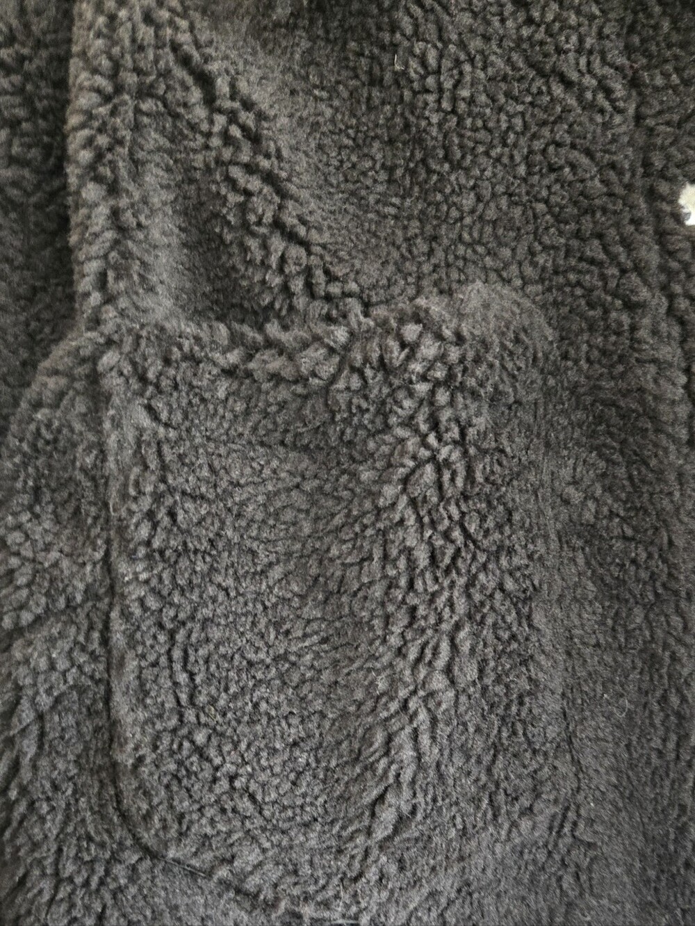 Torrid Black Snap Button Front Sherpa Shacket Chest Pockets 2X - Picture 8 of 11